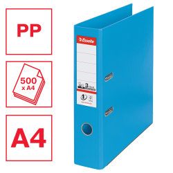 Esselte No.1 brevordner A4, 75mm, lyseblå