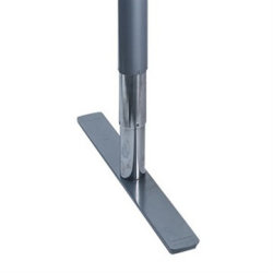 Flex hæve/sænkebord alu/bøg 180 cm, højrevendt