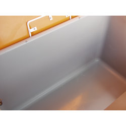 Salt-/sandbeholder 550 L, Grå/orange