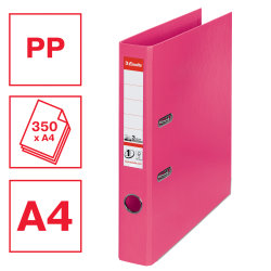 Esselte No.1 brevordner A4, 50mm, fuchsia