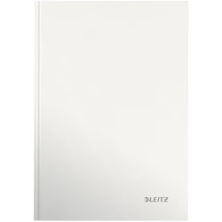 Leitz WOW notesbog A4, linjeret, hvid