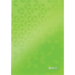 Leitz WOW notesbog A5, linjeret, grøn