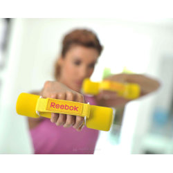 Reebok Softgrip håndvægte, 2 x 1,0 kg