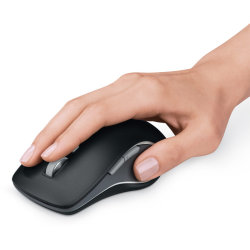 Logitech M560 Lasermus, sort
