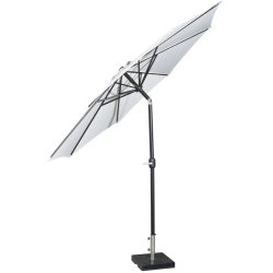 Felix parasol m/krank og tilt, Ø3 m, beige
