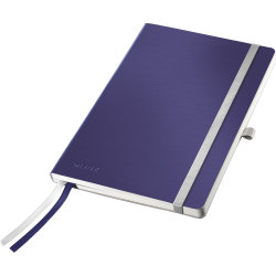 Leitz Style Notesbog A5, kvadreret, blå