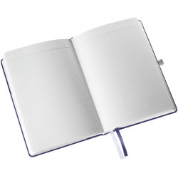 Leitz Style Notesbog A5, kvadreret, blå