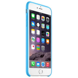 Apple iPhone 6/6S Plus bagcover, silikone, blå