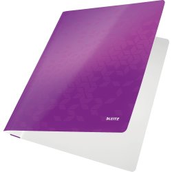 Leitz WOW Arbejdsmappe, lilla metallic