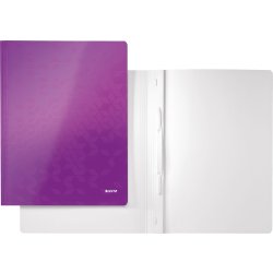 Leitz WOW Arbejdsmappe, lilla metallic