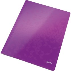 Leitz WOW Arbejdsmappe, lilla metallic