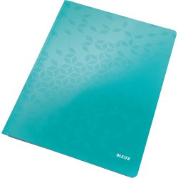 Leitz WOW Arbejdsmappe, isblå metallic
