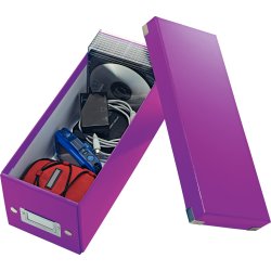 Leitz Click & Store CD-boks, lilla