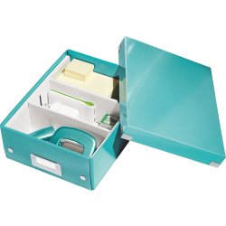 Leitz Click & Store Organizer boks lille, isblå