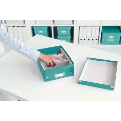 Leitz Click & Store Organizer boks lille, isblå