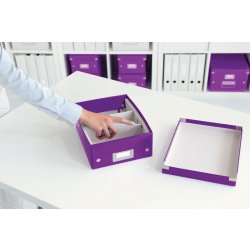 Leitz Click & Store Organizer boks lille, lilla