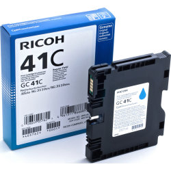 Ricoh 41C/405762 blækpatron, cyan, 2200 s.