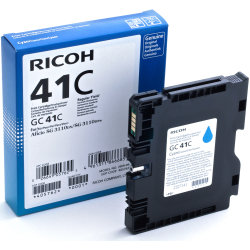 Ricoh 41C/405762 blækpatron, cyan, 2200 s.