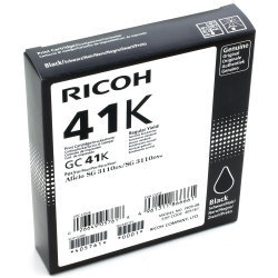 Ricoh 41K/405761 blækpatron, sort, 2500 s.