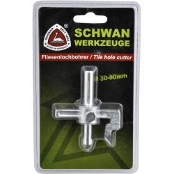 Schwand flisehulskærer, 30-90 mm