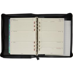 Filofax Metropol 2017 Kalender Zip A5, sort