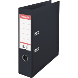 Esselte No.1 brevordner A4, 75mm, sort