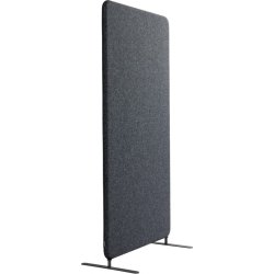 Softline Light skærmvæg 100x150 cm mørk grå m/ ben