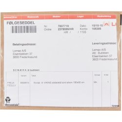 Følgeseddelslomme uden tryk, C6, 1000 stk.