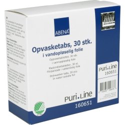Puriline opvasketabs i selvopl. folie, 30 stk.