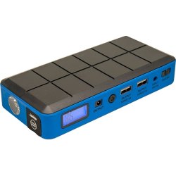 Jumpstarter, T2A, 200-400A,2 USB udtag, LED lygte
