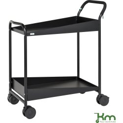Elegance rullebord, 866x503x980, 150 kg, sort