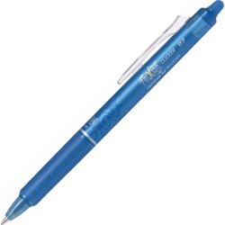 Pilot Frixion Clicker kuglepen, 0,7 mm, lyseblå