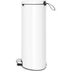 Brabantia Flatback Pedalspand 30 liter, hvid