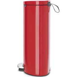 Brabantia Flatback Pedalspand 30 liter, rød