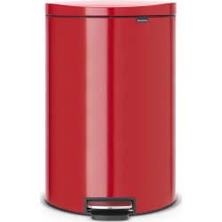 Brabantia Flatback Pedalspand 40 liter, rød