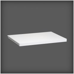 Elfa Décor hylde 40, længde 605 mm, hvid