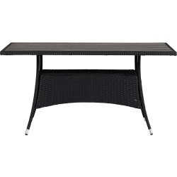 Oscar luksus havebord sort B84xL150 cm