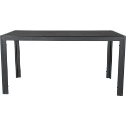 Noah havebord B90xL205xH76 cm sort nonwood/alu.