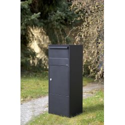 Allux 800 Pakkepostkasse, sort