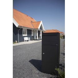 Allux 800 Pakkepostkasse, sort