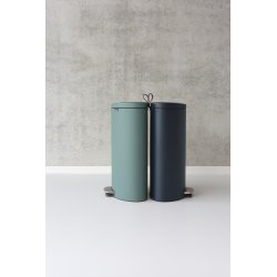 Brabantia Flatback Pedalspand 30 liter, blå