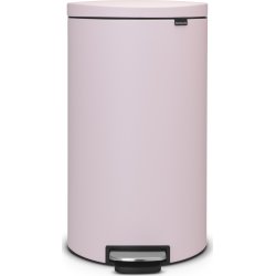 Brabantia Flatback Pedalspand 30 liter, pink