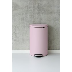 Brabantia Flatback Pedalspand 30 liter, pink