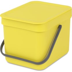 Brabantia Sort&Go Sorteringsspand 6 liter, gul