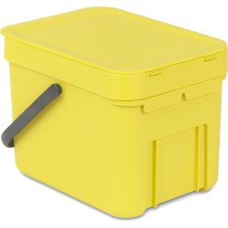 Brabantia Sort&Go Sorteringsspand 6 liter, gul