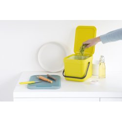 Brabantia Sort&Go Sorteringsspand 6 liter, gul