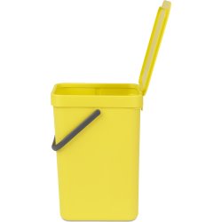 Brabantia Sort&Go Sorteringsspand 12 liter, gul