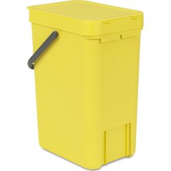 Brabantia Sort&Go Sorteringsspand 12 liter, gul