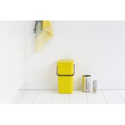 Brabantia Sort&Go Sorteringsspand 12 liter, gul