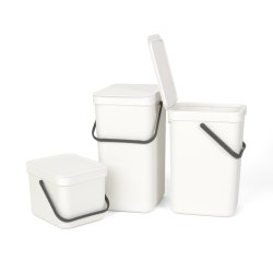 Brabantia Sort&Go Sorteringsspand 6 liter, hvid